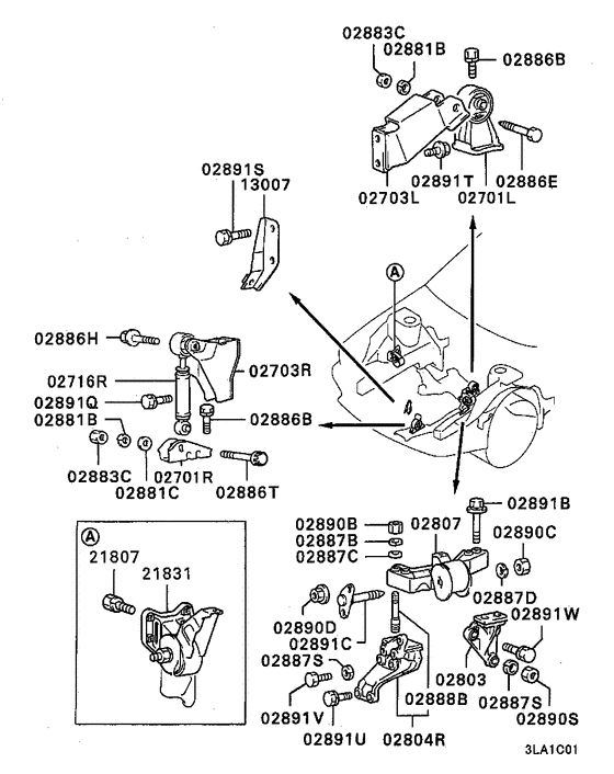Engine mounting & support