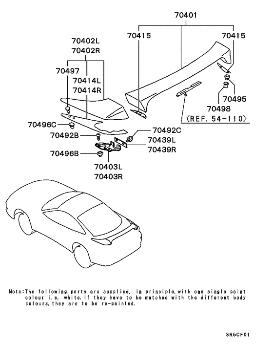 Rear garnish & moulding