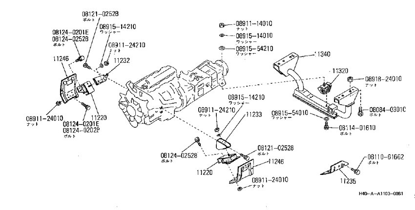 engine & transmission mounting