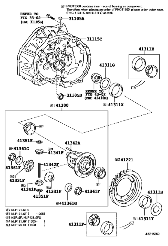 Front Axle Housing & Differential