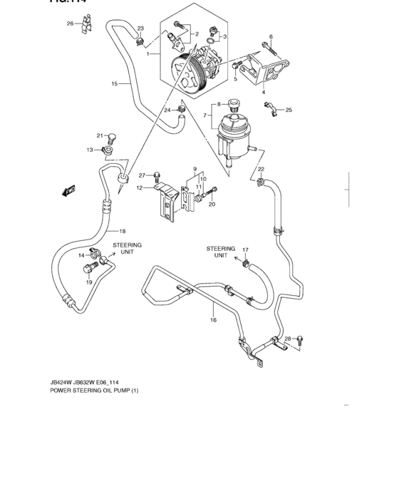 Power steering oil pump for - Suzuki GRAND VITARA JB424W | Africa sales ...