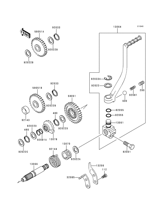 Kickstarter mechanism(-sf250ae026491