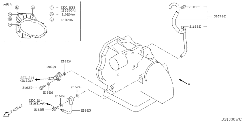 Auto transmission,transaxle & fitting