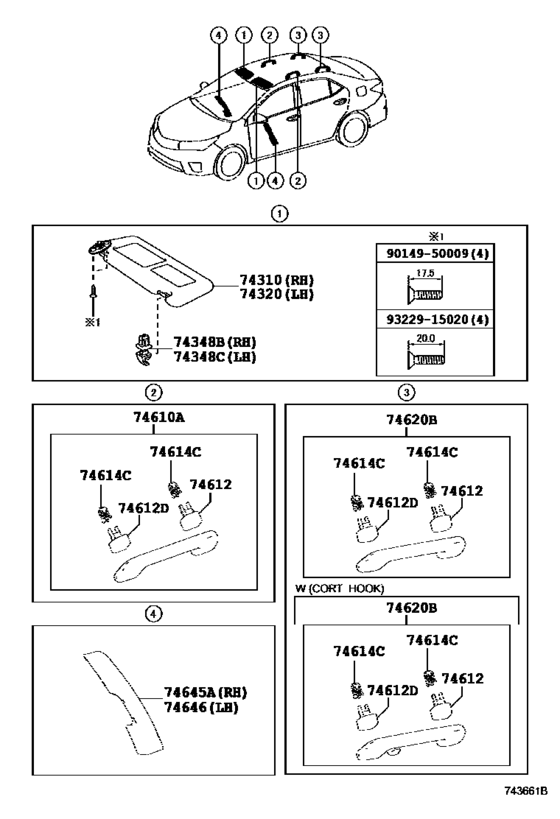 Armrest & Visor