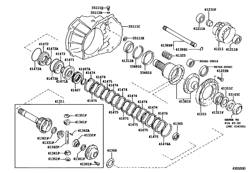 Front Axle Housing & Differential