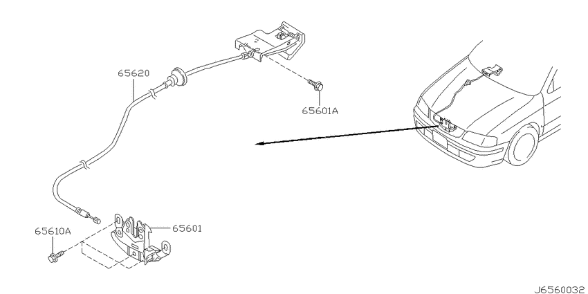 Hood lock control