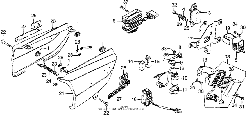 Side cover + regulators