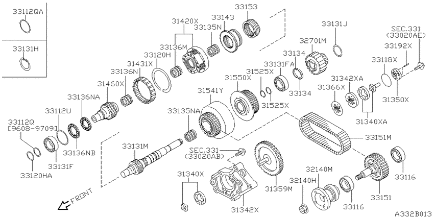 Transfer gear