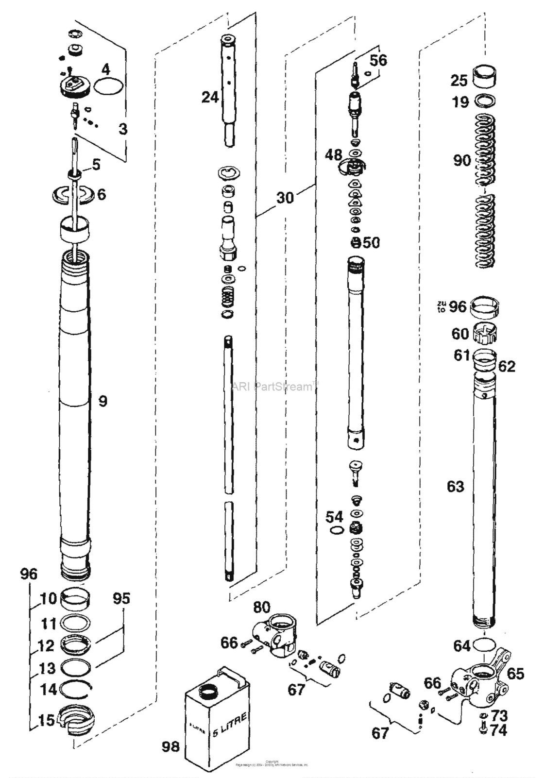 Front Fork Legs