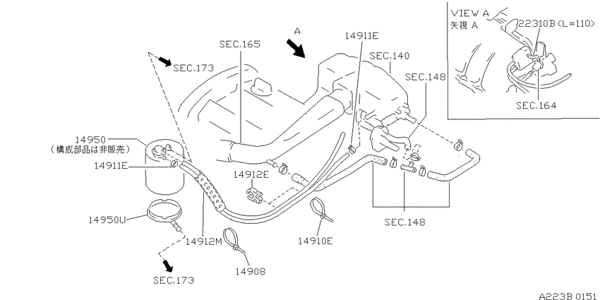 Vacuum piping