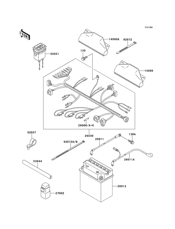 Chassis electrical equipment