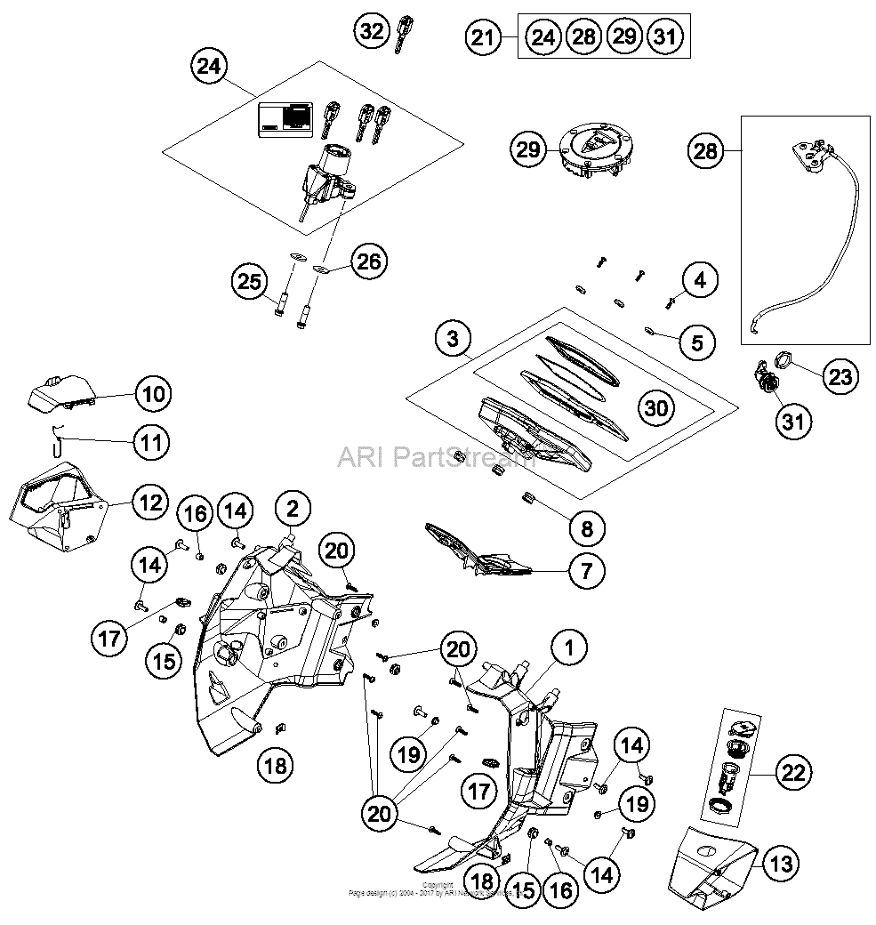 Instruments / Locksystem