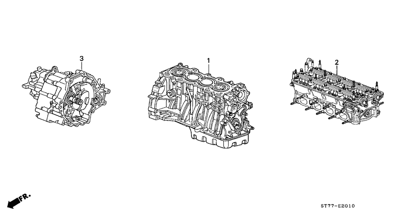 Engine assy./ transmission assy.