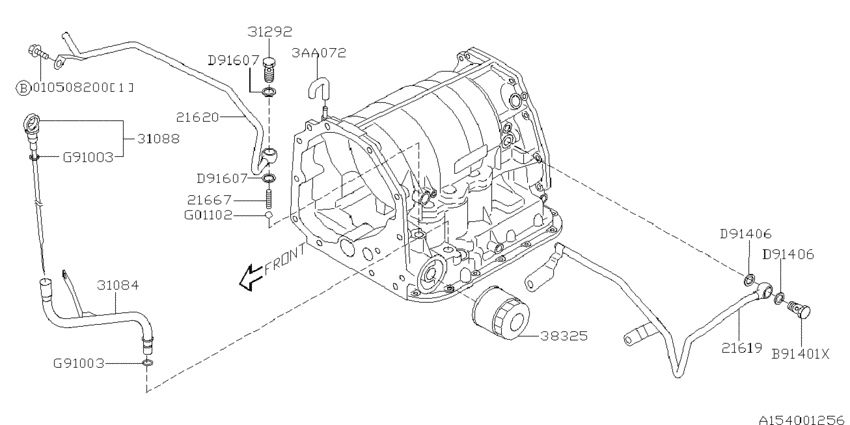 At, transmission case