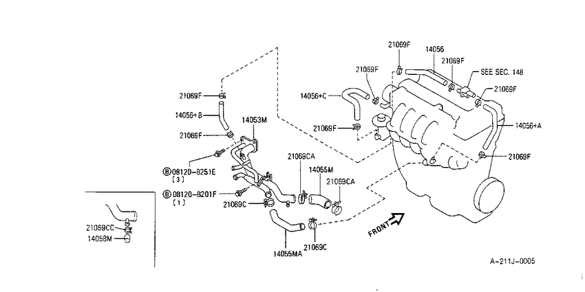 Water hose & piping