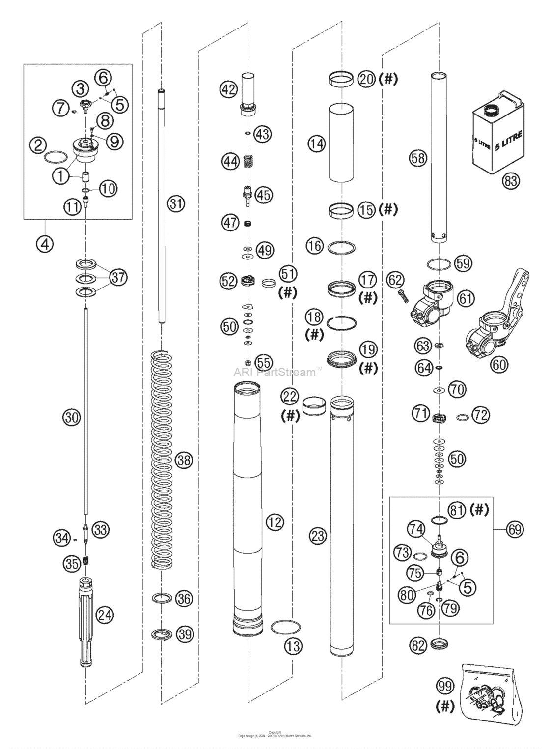 Fork Legs Wp Usd 48