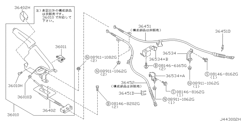 Parking brake control