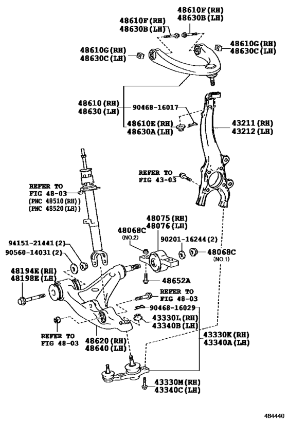 Front Axle Arm & Steering Knuckle