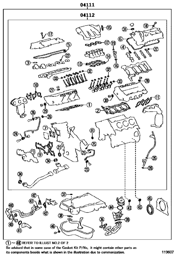 Engine Overhaul Gasket Kit