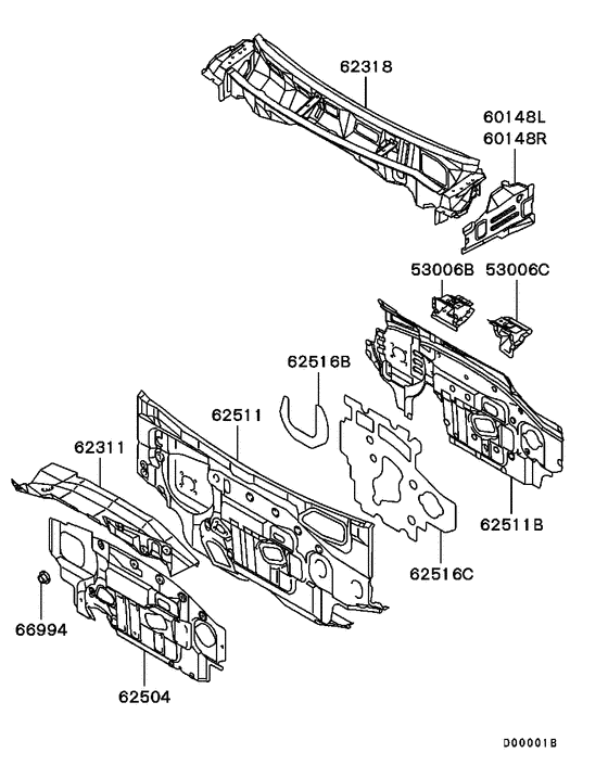 Front deck & insulator