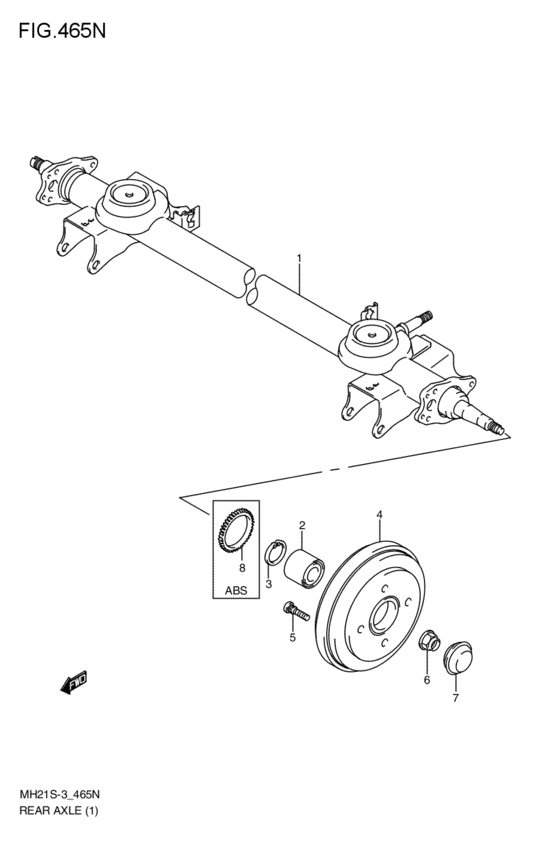 rear axle
