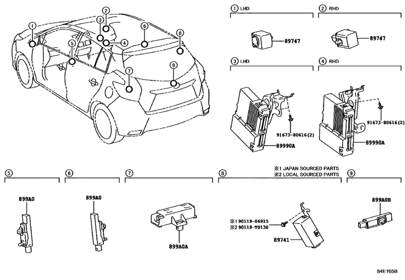 Wireless Door Lock for 2014 2016 Toyota YARIS/ ECHO/ VIOS/ LIMO NCP150 U.S.A. sales region