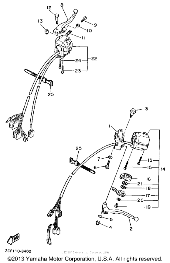 Handle switch & lever