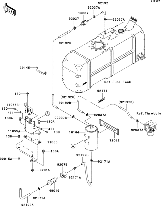 Fuel evaporative system(rbf/rbfa)