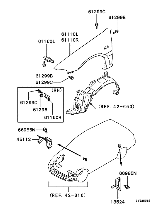 Fender & front end cover