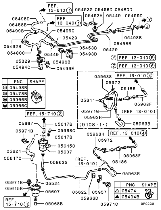 Fuel line & vapor gas control