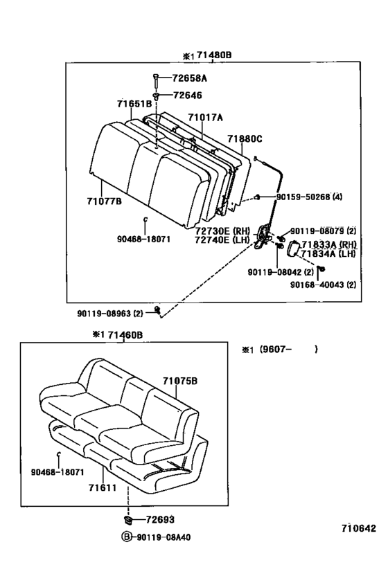 Rear Seat & Seat Track