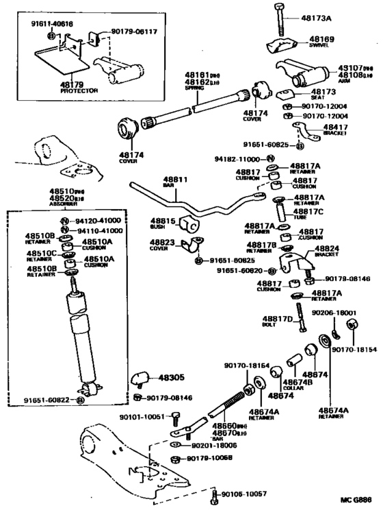 Front Spring & Shock Absorber