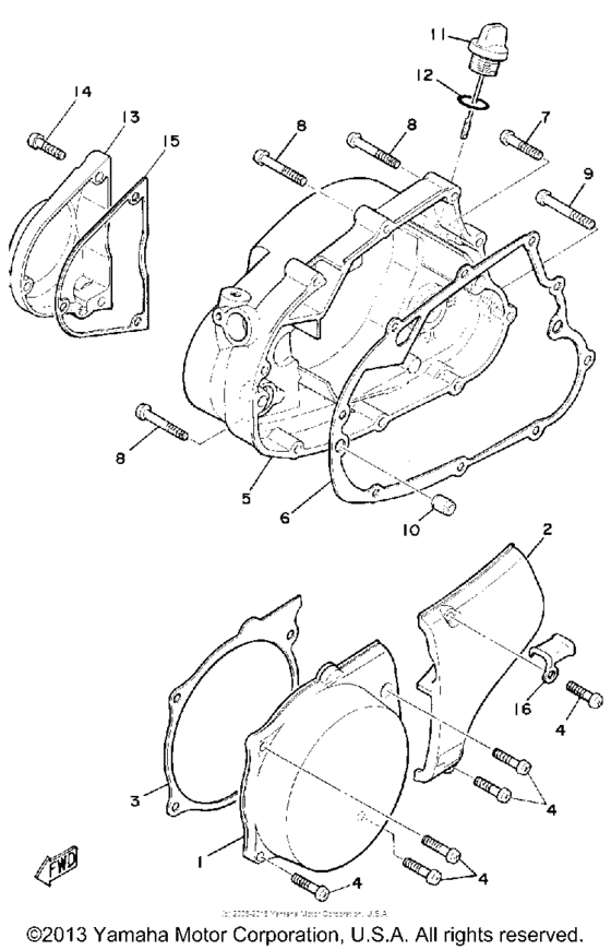 Crankcase cover