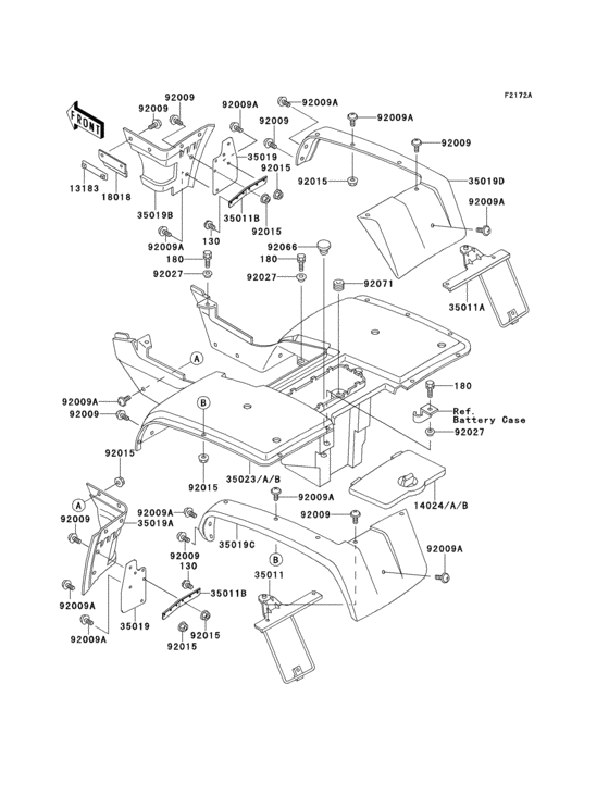 Rear fender(eu,uk)(1/2)