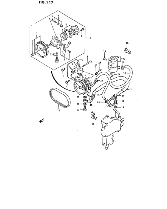 Power steering oil pump