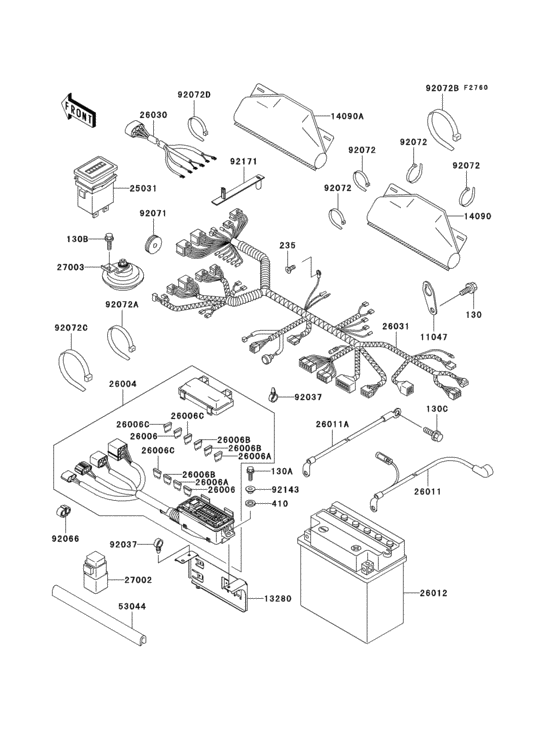 Chassis electrical equipment(h1)