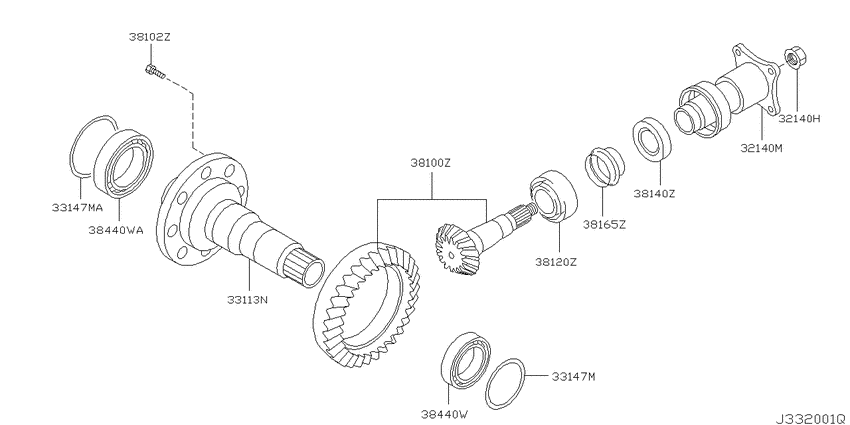 Transfer gear