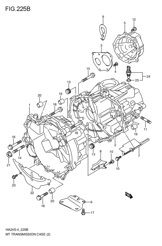 mt - transmission case