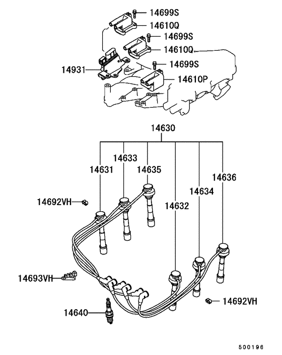 Spark plug,cable & coil
