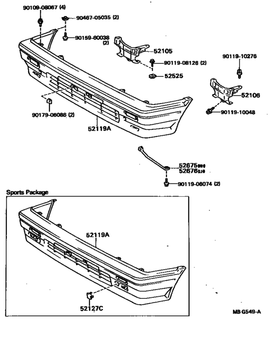 Front Bumper & Bumper Stay