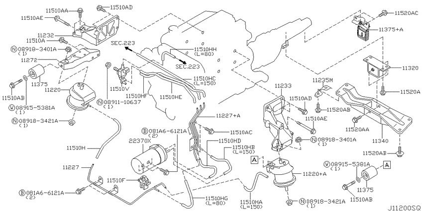 Engine & transmission   mounting