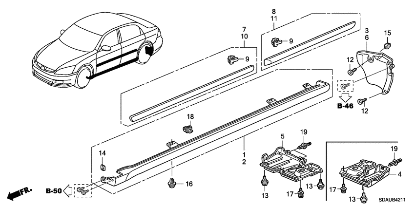 Protector/ side sill garnish