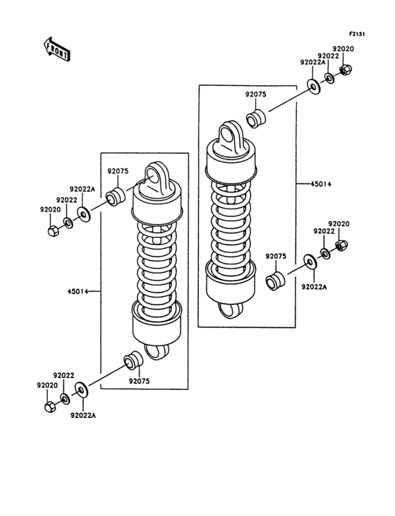 Suspension/shock absorber