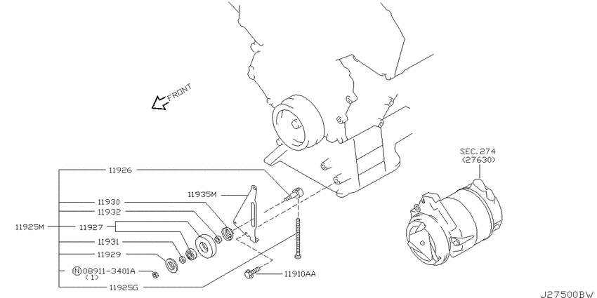 Compressor mounting & fitting