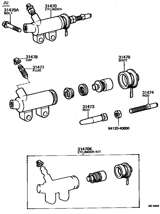 Clutch Release Cylinder