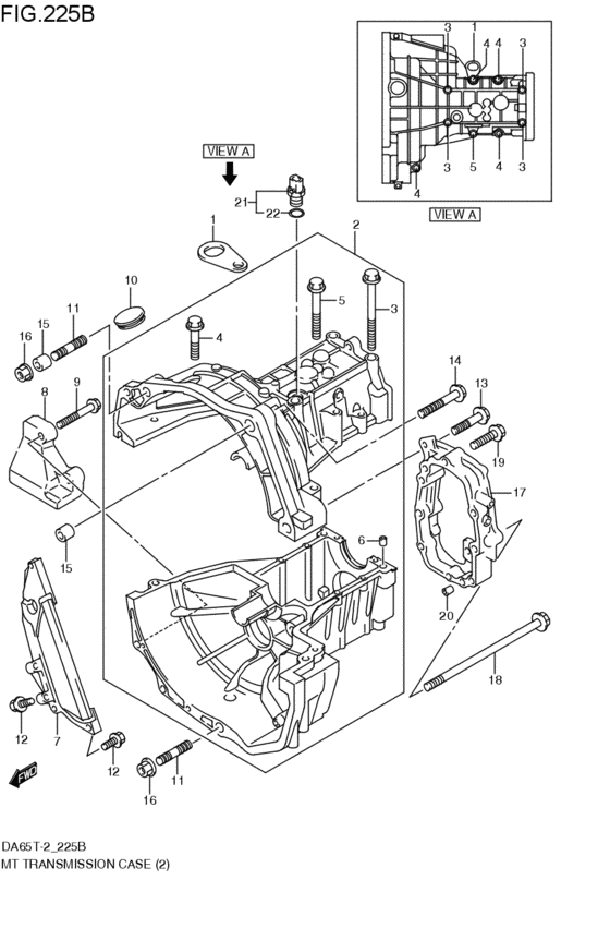mt - transmission case