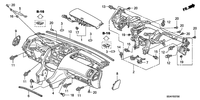 Instrument panel
