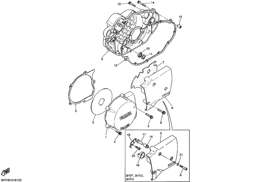 Crankcase cover 1