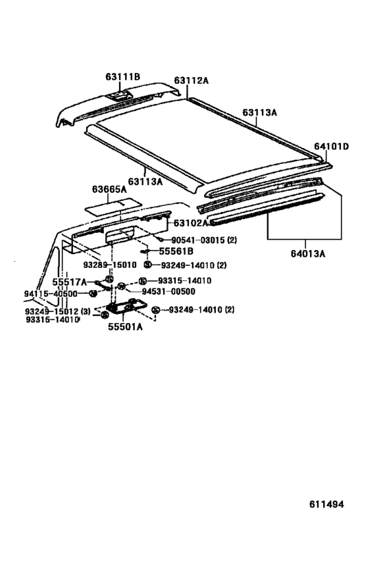 Roof Panel & Back Panel
