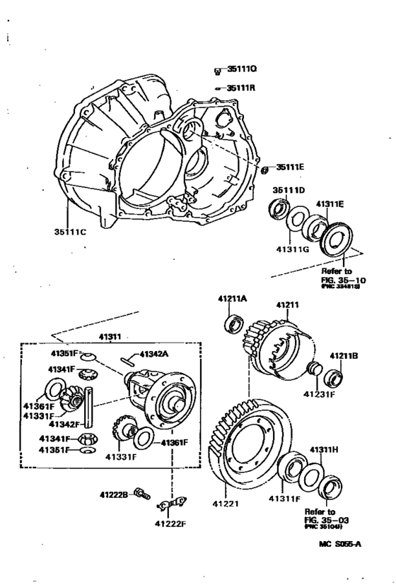 Front Axle Housing & Differential
